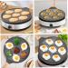 Zerodeko Mini Wok 1pc Seven-Hole Egg Frying Pan Dumplings Frying Pan Small Egg Pan Japanese Omelette Pan Sandwich Pans Versatile Frying Pan Egg Dumplings Medical Stone Multifunctional Pot - Buy Online on GoSupps.com