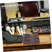 Minkissy Wooden Shear Storage Box & Scissor Stand | Hairdressing Accessories Organizer | Black Walnut Combat Clips Holder - Buy Online on GoSupps.com