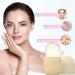 Joyeee Ice Face Roller Reusable Silicone Mold Face Massage Eye Facial Beauty Skin Care Tools Apply Ice for Shrink Pores Anti Wrinkle Reduce Puffiness Improve Skin Elasticity Striped Yellow - Buy Online on GoSupps.com