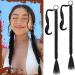 Sofeiyan Long Braid Ponytail Extension with Hair Tie Straight Sleek Wrap Around Hair Extensions Braid Pony Tail Fluffy Natural Soft Synthetic Hairpieces for Women Daily Wear 2Pcs 30 inch-Black 30 Inch (Pack of 2) Black