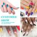 HIOTIOL Soft Gel Nail Tips 552Pcs - Full Cover Soak-off Extensions - Medium Coffin Half Matte Clear - 12 Sizes - Ideal for Salons and DIY Art - Buy Online on GoSupps.com