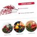 ABOOFAN 15 Pcs Simulation Red Berry Artificial Berries Stems Household Decor Home Decor Artifical Flower Arrangement Faux Berry Stems Plant Vase Fake Berry Stem Christmas Red Berries Iron - Buy Online on GoSupps.com