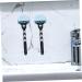 Hakidzel 2-Pack Suction Cup Razor Holder Rack - Wall-Mounted Shaver Storage for Bathroom - Buy Online on GoSupps.com