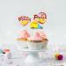 Kids' Pizza Themed Happy Birthday Cupcake Toppers Set of 18 - Perfect for pizza parties baby shower parties and birthday party decorations for boys and girls - SugarGera - Buy Online on GoSupps.com