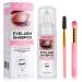 Eyelash shampoo eyelash foam cleanser with cleaning brush 50ml eyelash cleaner for eyelash extensions foam wash for removing make-up residues lash shampoo set a