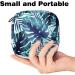 Buy Portable Women's Binding-Up Bags | Menstrual Cup & Insert Bags for Teens - Tropical Palm Leaves Design - Buy Online on GoSupps.com