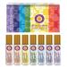 Deve Herbes 7 Chakra Natural Essential Oils Kit 8ml(0.27) (Each) 7 Chakra Essential Oil Kit 8ml(0.27 Ounce)X 7 (7 Chakra)