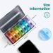 Sukuos Weekly Pill Organizer 2-Pack | 7 Day Medication Management for Vitamins & Supplements | Travel-Friendly Large Pill Box in Black & Clear - Buy Online on GoSupps.com