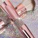 Rose Gold Snow Fox Makeup Brush Set | 12 Soft Eye Shadow Brushes | 20cm | Perfect for Flawless Makeup Application - Buy Online on GoSupps.com
