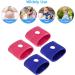 Motion Sickness Relief Wristbands - 2 Pairs for Travel by Sea, Car, Airplanes | Natural Anti Nausea Bands (Pink and Blue) - Buy Online on GoSupps.com