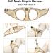 Doramio Dog Harness for Small Dogs | Reflective & Breathable Step-In Leash | Anti-Train Safety Dishes for Dogs & Cats - Beige XL - Buy Online on GoSupps.com