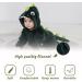 Doladola Unisex Kid's Costume: Flannel Animal Hooded Rompers | Dark Green Shark | 6-12 Months - Buy Online on GoSupps.com