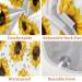 Shop Sunflower Paint Beard Bib Apron for Men - Non-Stick Waterproof Hair Catcher & Grooming Cape with Suction Cups | Perfect Gift for Men - Buy Online on GoSupps.com