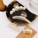 Buy Mehayi 4-Piece Large Pearl Hair Clips - Fashionable Accessories for Women & Girls - Ideal for Thick & Thin Hair Perfect for Parties & Weddings - Buy Online on GoSupps.com