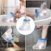 EVERCRYO Waterproof Adult Foot Cast Cover - Reusable Protector for Broken Foot Ankle - Watertight Shower Bath Protection - Buy Online on GoSupps.com