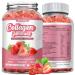 Collagen Gummies with Vitamin C Zinc and Biotin Strawberry Flavor Beauty Supplement Hydrolyzed Collagen Peptides Supplement for Hair Skin Nails & Wrinkles Non-GMO Gluten Free 60 Gummies Strawberry 60 Count (Pack of 1)