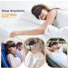 Weighted Sleep Eye Mask - 3D Contoured Full Blackout Blindfold for Men & Women | Adjustable Pressure Relief Light Blocking Night Shade for Travel & Yoga - Buy Online on GoSupps.com