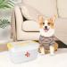 Ctomche Pet First Aid Kit 2 Layer Plastic Dog First Aid Box Empty Medicine Box with Lid and Handle Medicine Storage Chest with Divider Portable Dog Medicine Box for Family Travel Camping Emergency - Buy Online on GoSupps.com