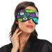 Light Blocking Sleep Mask - Adjustable Green Neon Eye Mask for Travel & Naps | Soft Lightweight Blindfold for Men & Women - Buy Online on GoSupps.com