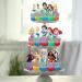48Pcs Princesses Cupcake Toppers - Birthday Party Supplies & Cake Decorations - Buy Online on GoSupps.com