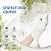 Migliore Wear White Cotton Gloves for Eczema, Moisturizing & Touchscreen, 5 Pairs with Free Wash Bag - Hand Care & Jewelry Inspection Gloves for Adults - Buy Online on GoSupps.com