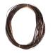 Yardenfun Pe Flat Rattan Plastic Baskets Rattan Furniture Repair Material Rattan Furniture Weaving Material or Brown 1X6000CM