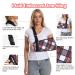 Shop Plaid Arm Sling for Shoulder Injury - Adjustable Soft Fabric Shoulder Immobilizer for Rotator Cuff Surgery - Unisex Red - Buy Online on GoSupps.com
