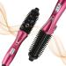 Curling Iron Brush Hair Curler Hot Brush Professional Anti-Scald Instant Heat Up Curling Wands Suitable Heated Styler Brush for Long/Short Hair (US Plug(110-240V))