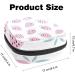 Rosa Summer Fruit Strawberry Menstruation Pad & Cup Storage Bag - Portable Zipper Pouch for Women & Teens - Buy Online on GoSupps.com