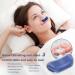 Smart Electric Anti Snoring Stopper | Adjustable Silicone Snore Aid | Blue, 55 x 40mm - Buy Online on GoSupps.com