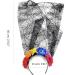 amangul Halloween Long Veil Headband Day of The Dead Lace Flower Veil Hairband Cosplay Costume Headpiece for Women Hair Decors(Fg1404) - Buy Online on GoSupps.com