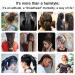 Noblife 10pcs 20cm Chocolate Backcomb Dreadlock Extensions - Synthetic One-Sided Crocheted Faux Locs for Punk Hip-Hop and Reggae Styles - Buy Online on GoSupps.com