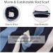 XIAOHAWANG Striped Winter Kids Beanie Hat & Scarf Set - Sky Blue | 2-4 Years - Buy Online on GoSupps.com