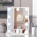 CASSILANDO Hollywood Vanity Mirror with Lights  Vanity Makeup Mirror with 9 LED Bulbs  3 Color Lighting Modes  U-Shaped Bracket  Smart Touch Control 9.8 11.8 9 Bulbs