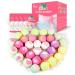 iHave 48 Small Bath Bomb Bubble Bath Set for Women - Natural Handmade Spa Gifts with Essential Oils - Romantic and Multicolor - Buy Online on GoSupps.com