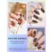 Kalolary Black Gel Nail Wrap Strips - Cat Eye Full Nail Art Polish Sticker | Long-Lasting & Easy Application | UV/LED Lamp Required - Buy Online on GoSupps.com