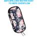 Youshares Insulin Cooling Bag - Red Flower on Black | Small Diabetes Case with 2 Nylon Cooling Packs for Safe & Cold Medication Storage - Buy Online on GoSupps.com