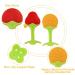 Baby Teething Toys (4-Pack) - Silicone Banana Toothbrushes & Fruit Giraffe Teethers Set with Storage Case - Buy Online on GoSupps.com