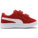 PUMA Kids Smash V2 Buck V INF Sneaker 8.5 UK - High Risk Red/Puma White - Buy Online on GoSupps.com