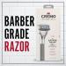 Cremo Barber Grade Men's Razor | Silver with Extra Refill Blade - Buy Online on GoSupps.com