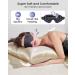 WAOAW Sleep Mask for Men Women Blackout Eye Masks for Sleep - 3D Breathable Soft Comfortable Eye Mask for Travel - Adjustable Light Blocking Night Masks for Sleeping - Purple - Buy Online on GoSupps.com