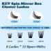 KevKev Lash Clusters 96 Pcs DIY Eyelash Extensions with Spin Mirror - Soft and Thin Band for Eye Makeup Travel - C-10-16 Mix - Buy Online on GoSupps.com