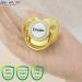 Personalized Baby Pacifiers & Clips Set 4 Pack with Names | Perfect Gift for Newborn Boys & Girls | Glittering Accessories (0-6 Months) - Ship Worldwide - Buy Online on GoSupps.com