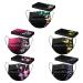 Winfer 50/100 piece Mundsprung adults disposable 3-layer with motif colored mouth and nose protection print towels breathable mouth-tube bandana scarf scarves for men women z-03