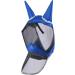 Harrison Howard Caremaster Pro Luminous Horse Fly Mask - XL Blue UV Protection Large Eye Space Long Nose & Ears - International Shipping Available - Buy Online on GoSupps.com