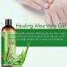 Organic Aloe Vera Gel with 100% Pure Aloe from Freshly Cut Aloe - Aloe Vera After Sun for Face Body Hair Sunburn After Sun Scars - absorbs rapidly with No sticky residue - 200 ml / 7 fl oz - Buy Online on GoSupps.com