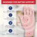 Doctor Developed Full Fingered Arthritis Compression Gloves (Pink) + Handbook for Joint Conditions, Raynauds & Carpal Tunnel | Size L - Buy Online on GoSupps.com