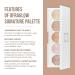 Ofra Cosmetics Ofraglow Signature Palette - 5 Color Highlighter Palette with Mirror for Face, Cheeks, Eyes - Illuminating Makeup Highlight in Ivory, Champagne, Gold, Pink & Bronze - Buy Online on GoSupps.com