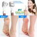 Professional Foot Scraper & Callus Remover | Stainless Steel Pedicure Tool with 20 Replacement Blades - Ultimate Foot Care Solution - Buy Online on GoSupps.com