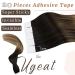 Ugeat Real Hair Tape Extensions - Gold Blonde & Medium Brown Balayage | 20 Pieces 35cm 40g - #2/6/12 & #2/6/10 - Buy Online on GoSupps.com